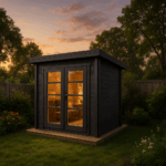 ECO Set - Gartenhaus  Paloma petit -grau
