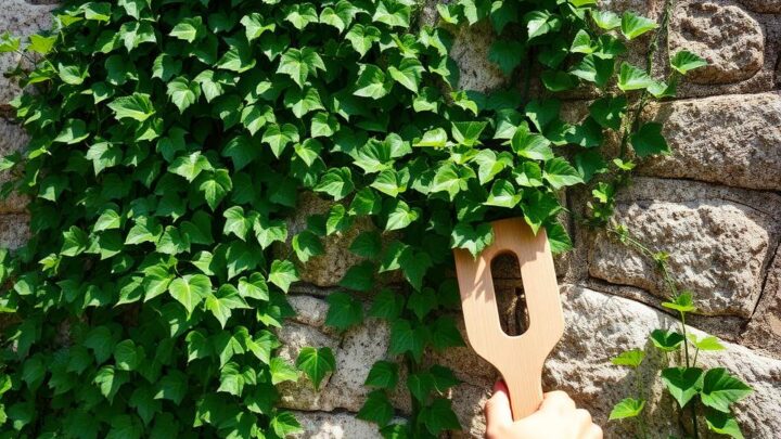 Efeu entfernen mit Essig – Bewährte Methode im Garten