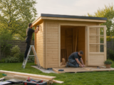 Eigenmontage oder Fachmontage beim Holz-Gartenhaus abwägen – Ratgeber zu Eigenmontage und Fachmontage von Holz-Gartenhäusern