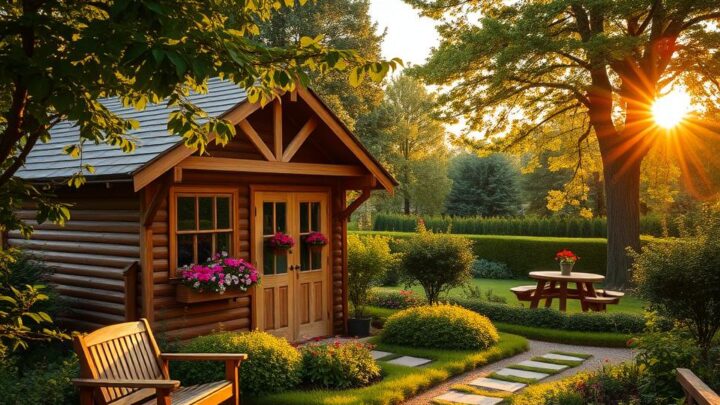 Gartenhaus einrichten: Tipps für die perfekte Gestaltung