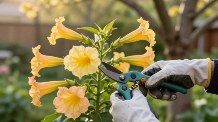 Engelstrompete schneiden: Anleitung für perfekten Schnitt