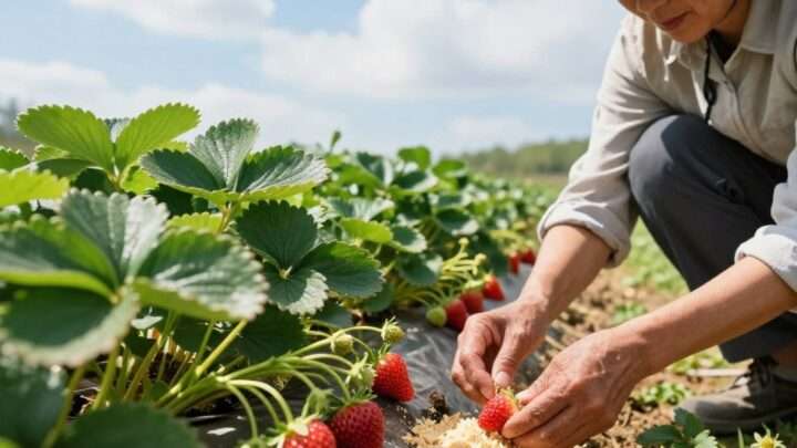Erdbeeren düngen mit Hornspäne: So geht’s richtig