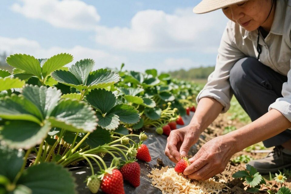 Erdbeeren düngen mit Hornspäne: So geht’s richtig