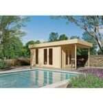 Fjordholz Flachdach Gartenhaus Modell Jesse 28| Rabatt: 26%|6x4m