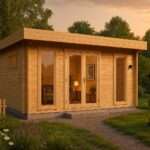 Fjordholz Flachdach Gartenhaus Modell Kubi 28| Rabatt: 23%|6x4m