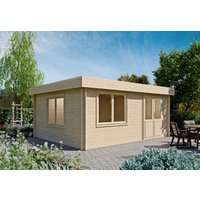 Fjordholz Flachdach Gartenhaus Modell Orka 28 A| Rabatt: 26%|5x4m