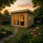 Fjordholz Flachdach Gartenhaus Modell Pina 28| Rabatt: 26%