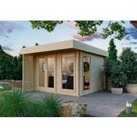 Fjordholz Flachdach Gartenhaus Modell Pina 28| Rabatt: 26%