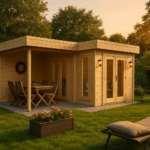 Fjordholz Flachdach Gartenhaus Modell Wendy 28