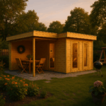 Fjordholz Flachdach Gartenhaus Modell Wendy 28| Rabatt: 26%