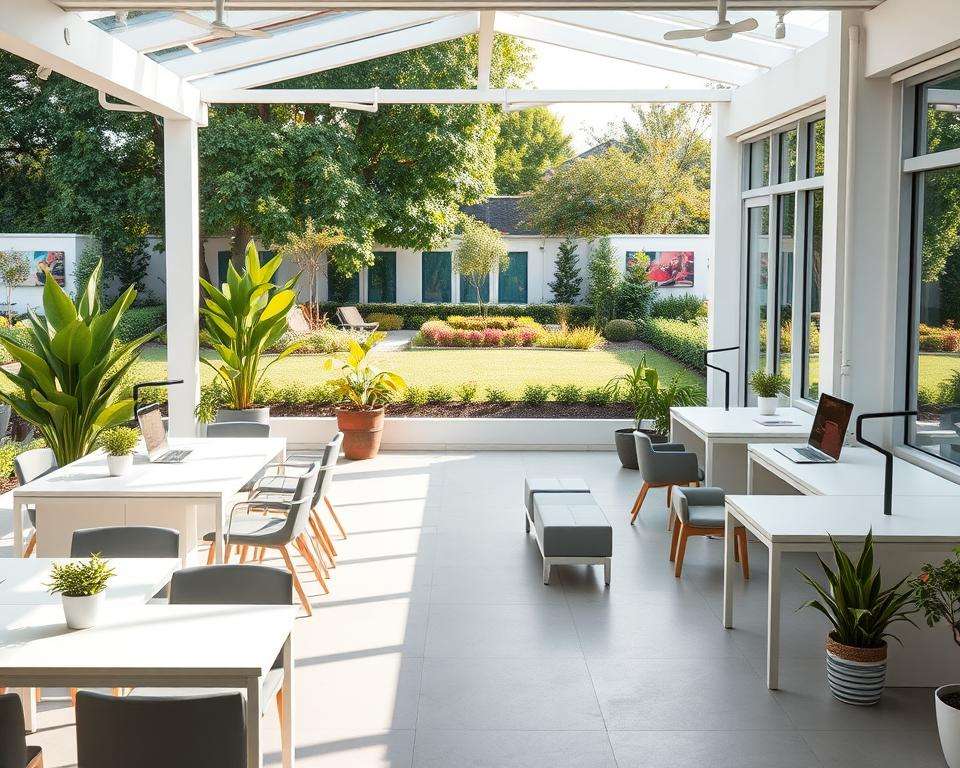 flexible Gartenbüro Nutzung