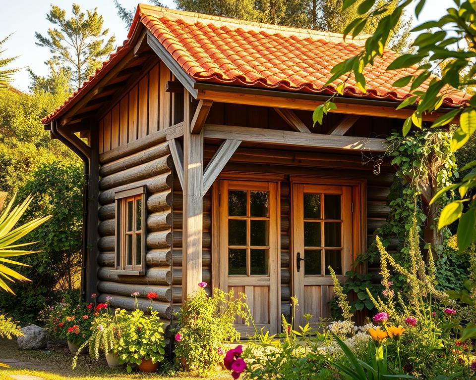 Wände und Dach Gartenhaus