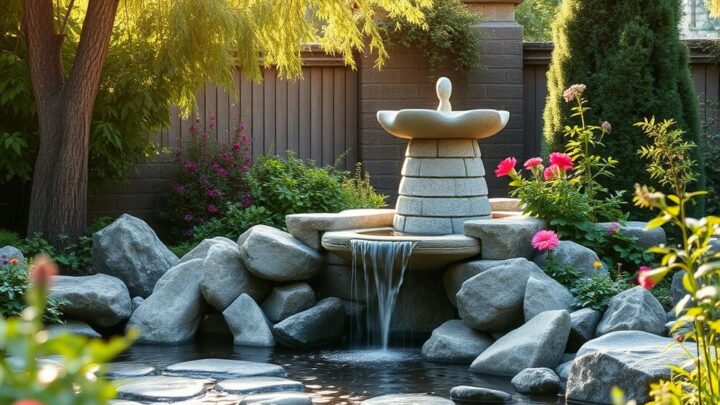 Garten Brunnen bauen: Ideen und Anleitung für zuhause