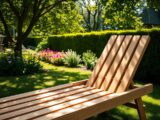 garten liegebank holz