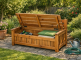 Gartenbank mit Stauraum selber bauen – Bauanleitung Schritt für Schritt