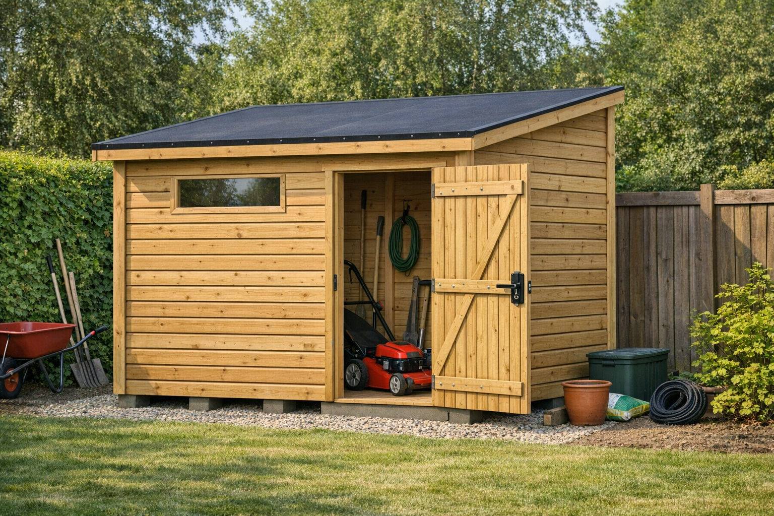 Gartenhaus aus Holz selber bauen – Bauanleitung Schritt für Schritt