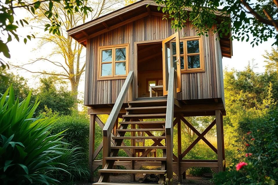 Gartenhaus auf Stelzen bauen – Schritt für Schritt Anleitung Gartenhaus auf Stelzen bauen – Schritt für Schritt Anleitung