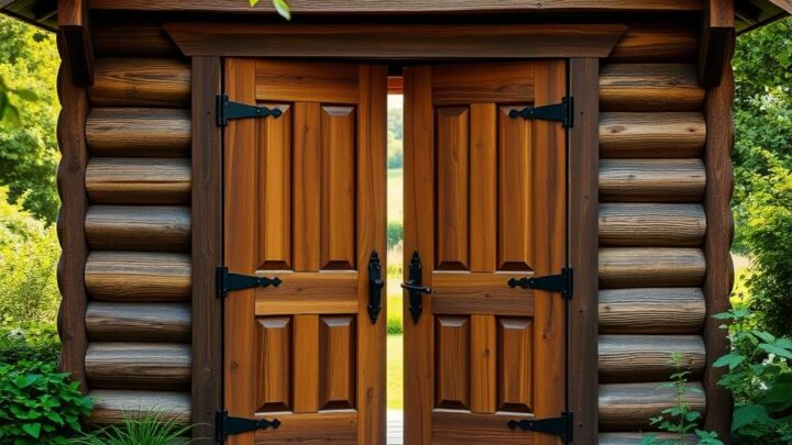 Gartenhaus Türen selber bauen – DIY Anleitung