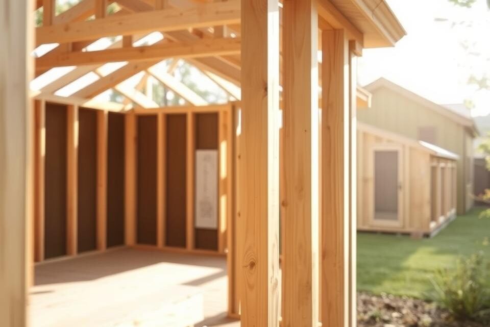Gartenhaus Wände richtig planen und aufbauen Gartenhaus Wände richtig planen und aufbauen