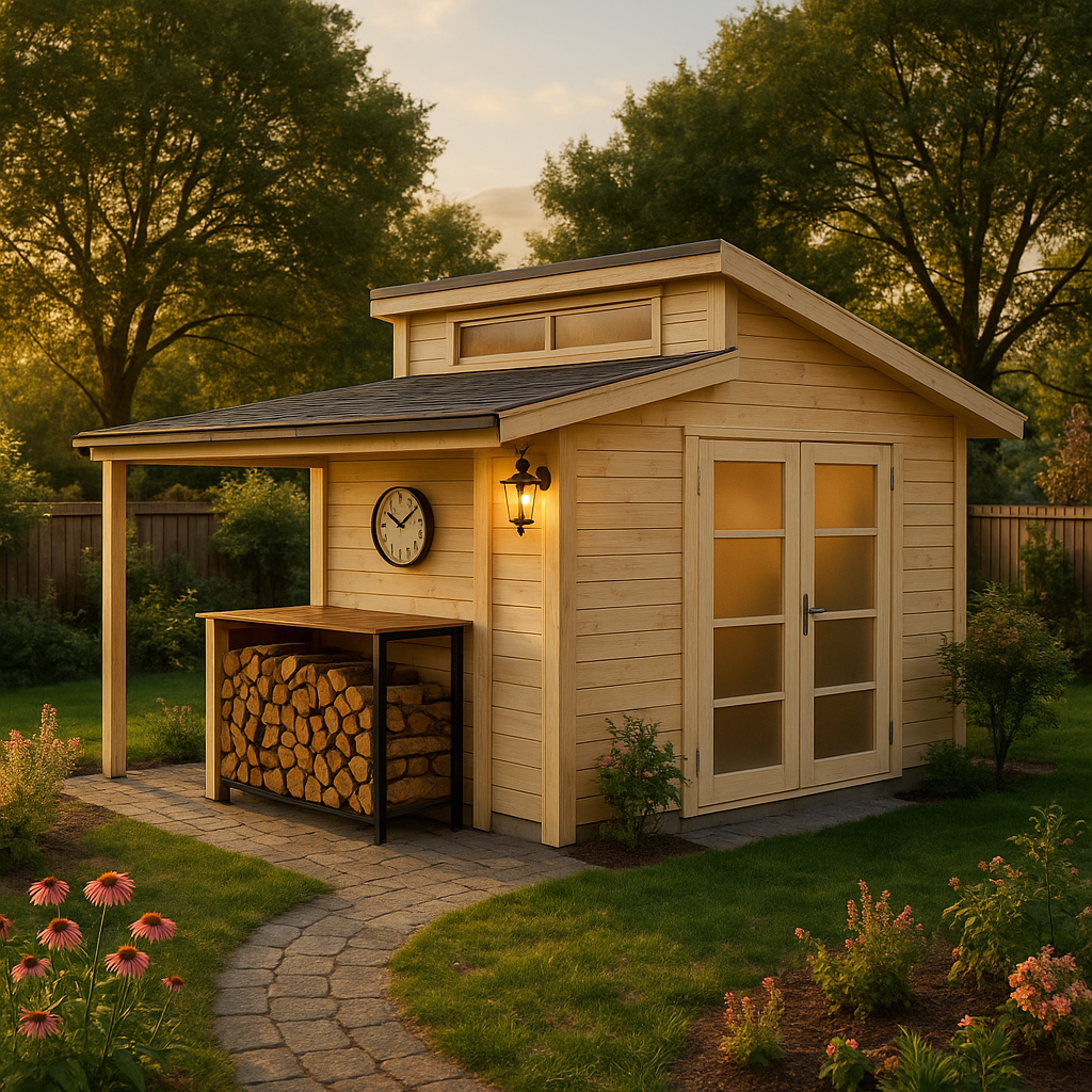 Gartenhaus Aktiva mit Schleppdach Gartenhaus Aktiva mit Schleppdach