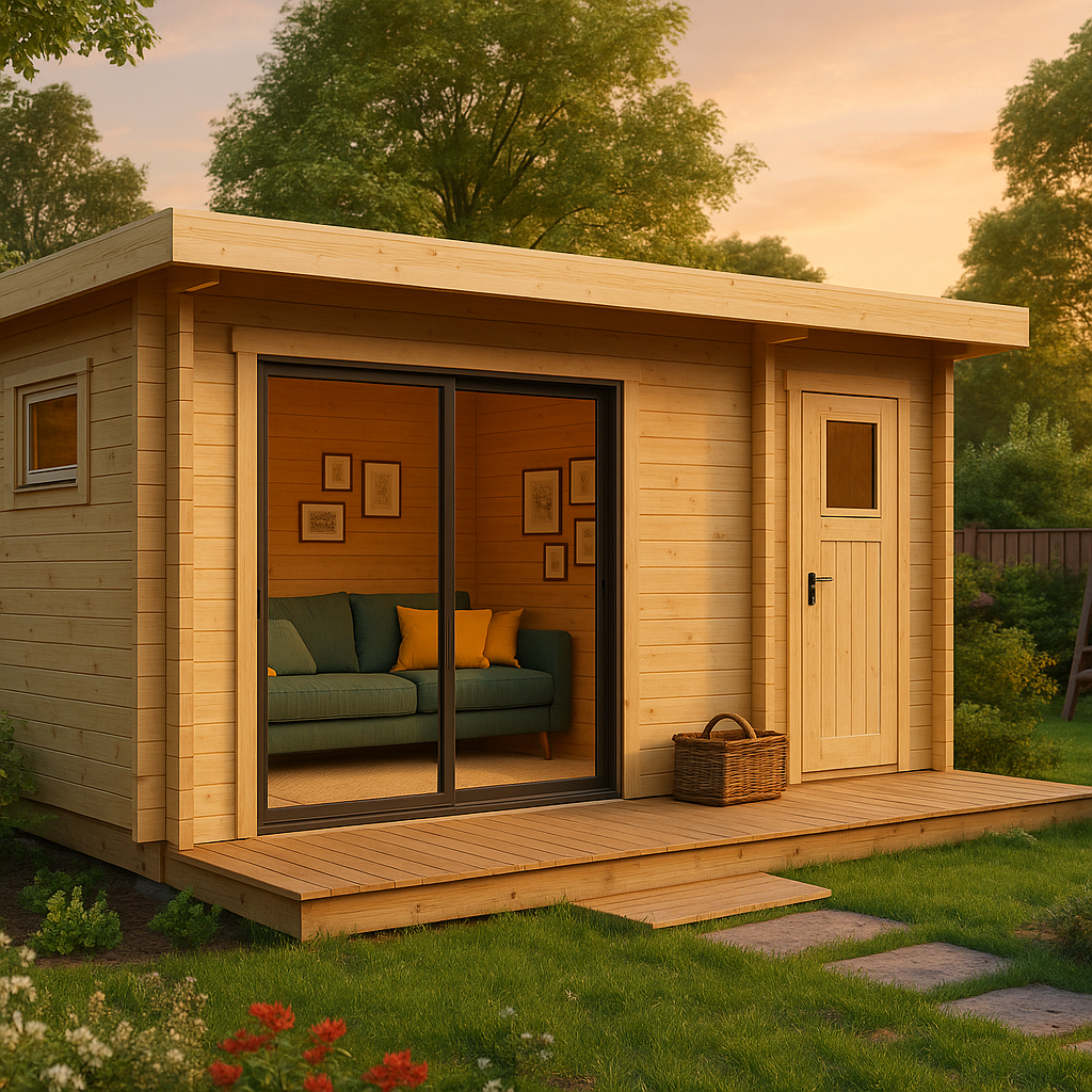 Fjordholz Gartenhaus Alu Concept 44 B Fjordholz Gartenhaus Alu Concept 44 B
