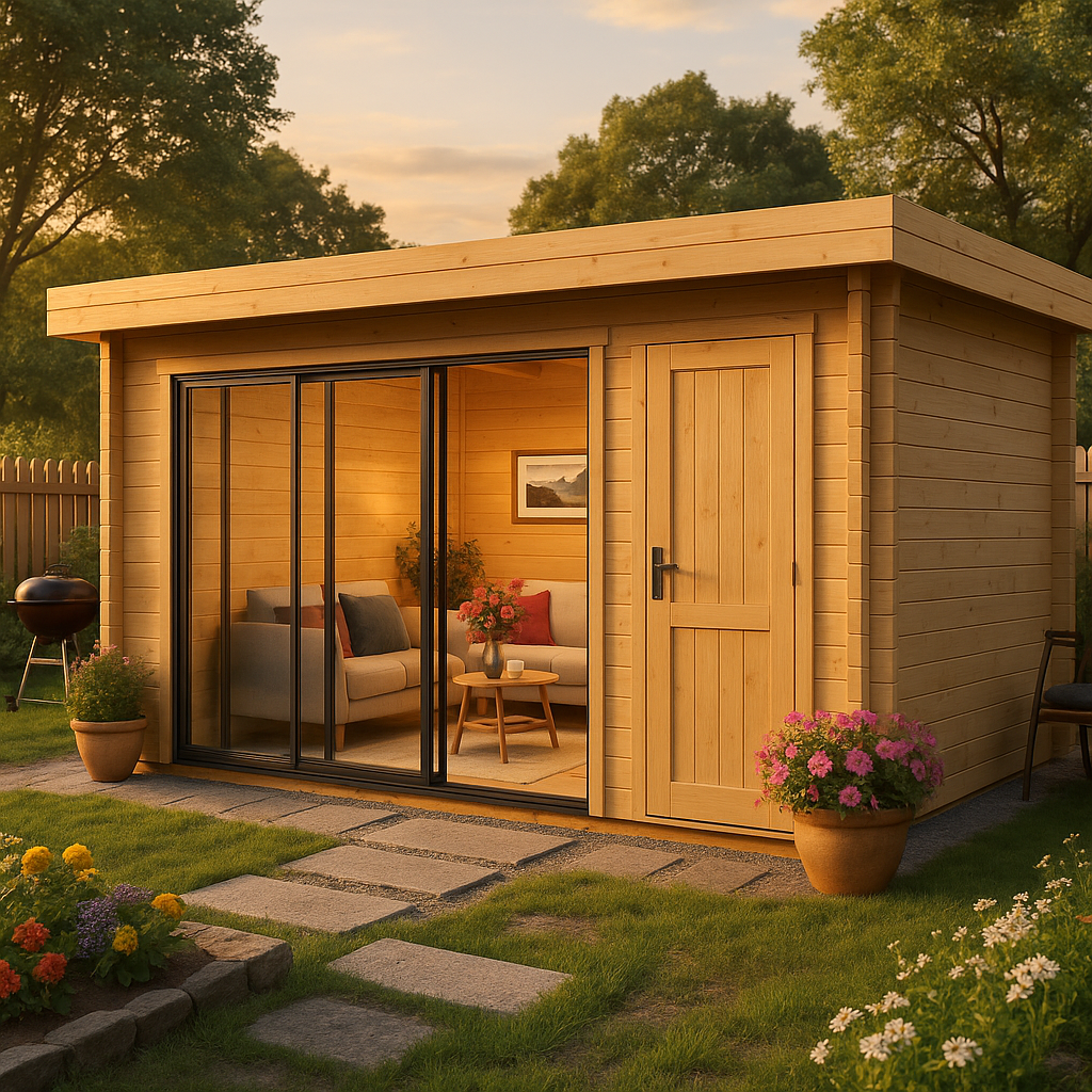 Fjordholz Gartenhaus Alu Concept 44 C Fjordholz Gartenhaus Alu Concept 44 C