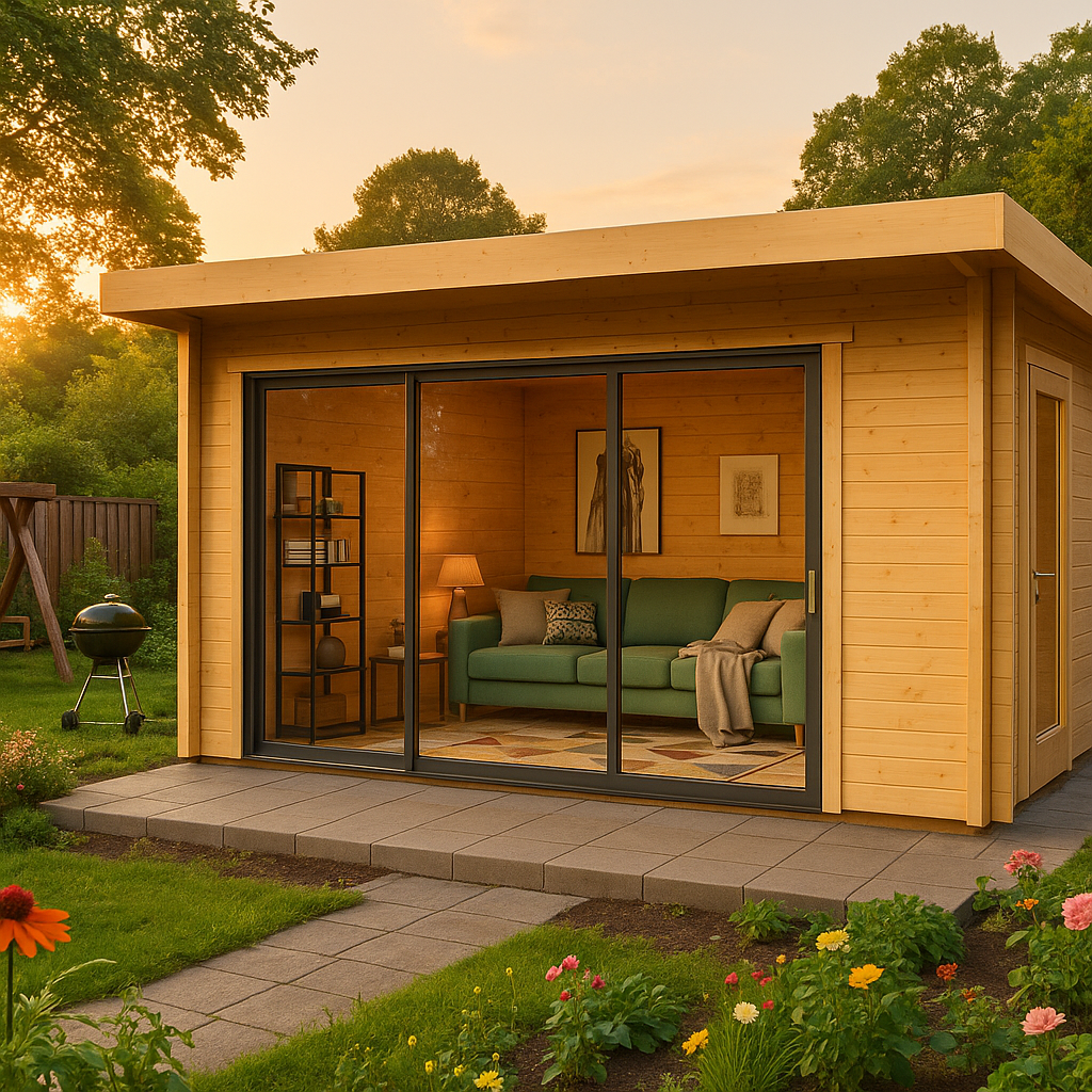 Fjordholz Gartenhaus Alu Concept 44 E Fjordholz Gartenhaus Alu Concept 44 E