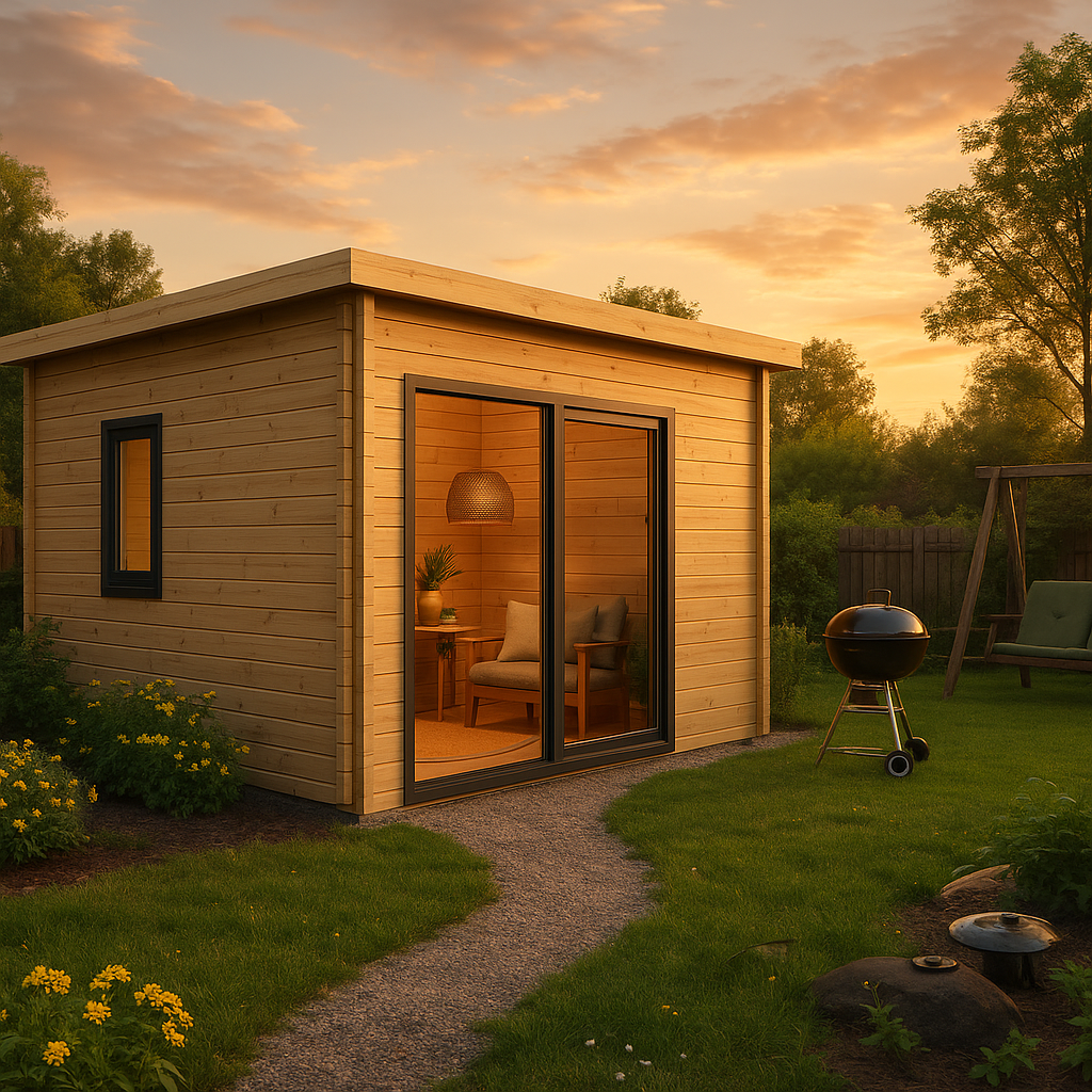 Fjordholz Gartenhaus Alu Concept 44 F Fjordholz Gartenhaus Alu Concept 44 F
