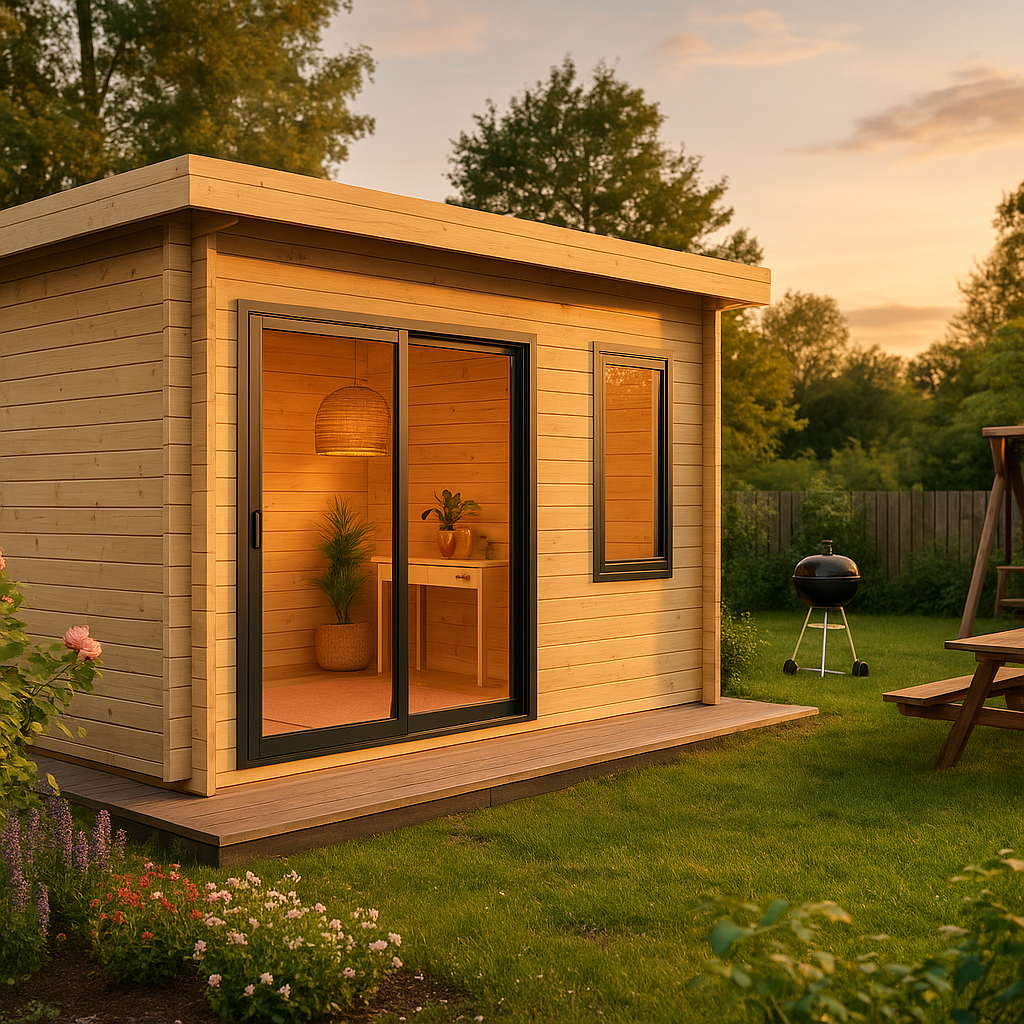 Fjordholz Gartenhaus Alu Concept 44 F