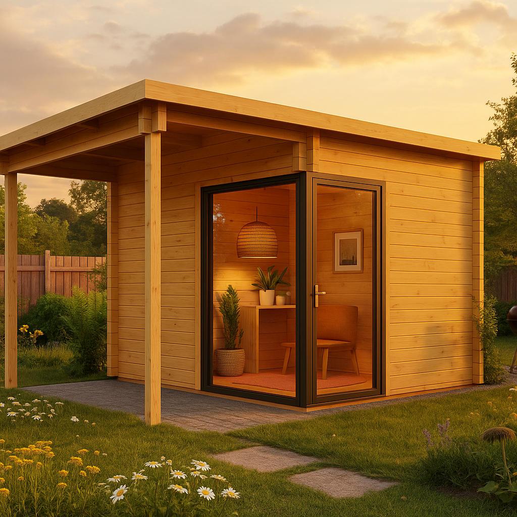 Fjordholz Gartenhaus Alu Concept 44 F| Rabatt: 26%