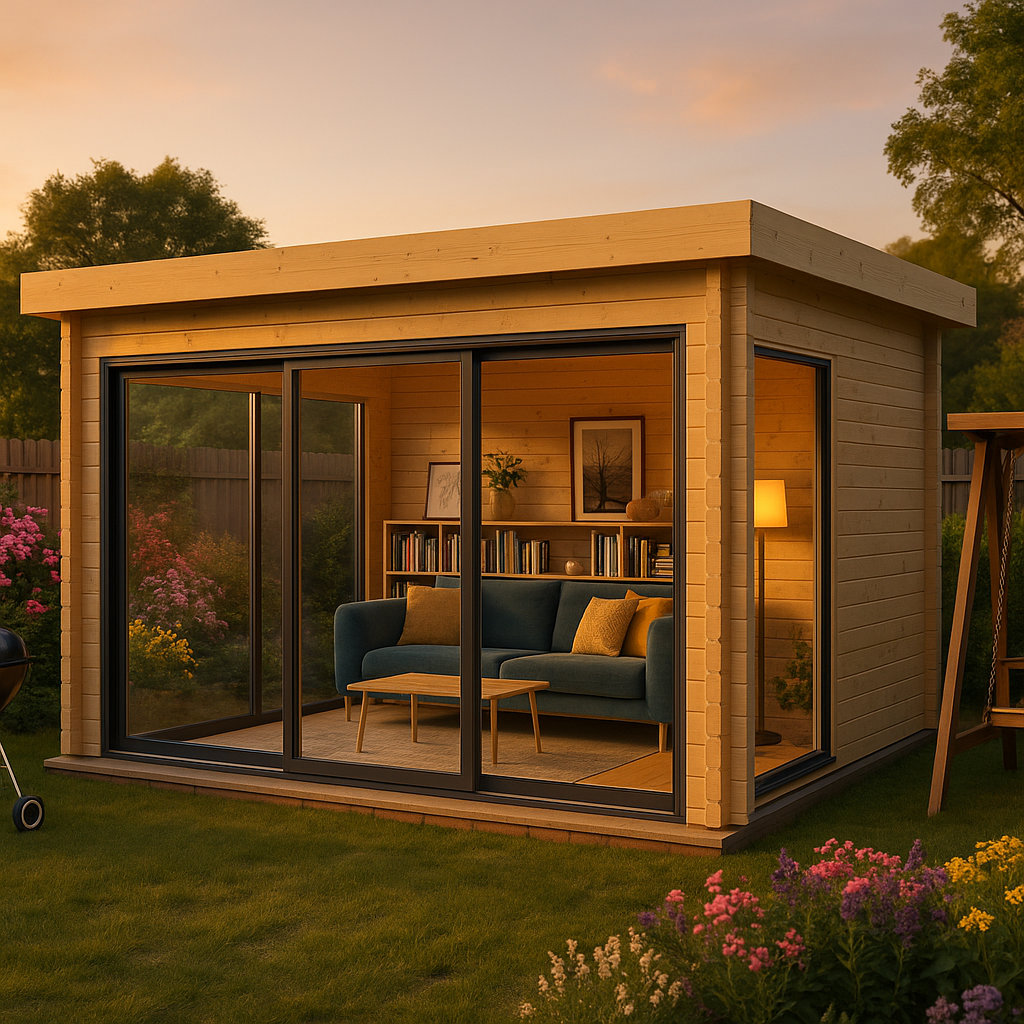 Fjordholz Gartenhaus Alu Concept 44 H