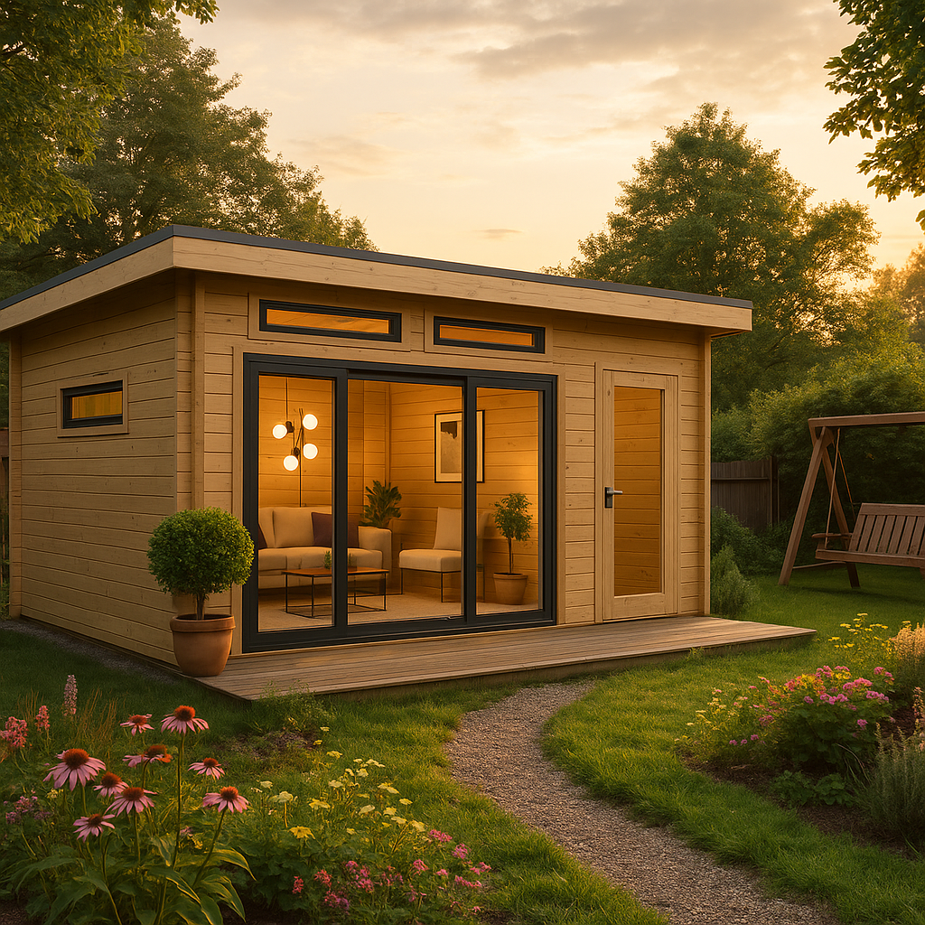 Fjordholz Gartenhaus Alu Concept 44 I Fjordholz Gartenhaus Alu Concept 44 I