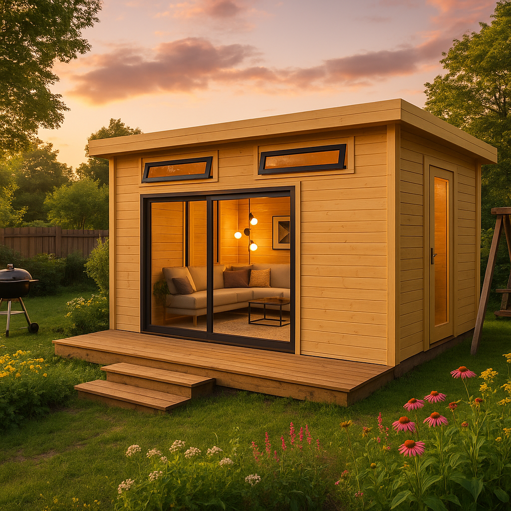 Fjordholz Gartenhaus Alu Concept 44 I Fjordholz Gartenhaus Alu Concept 44 I