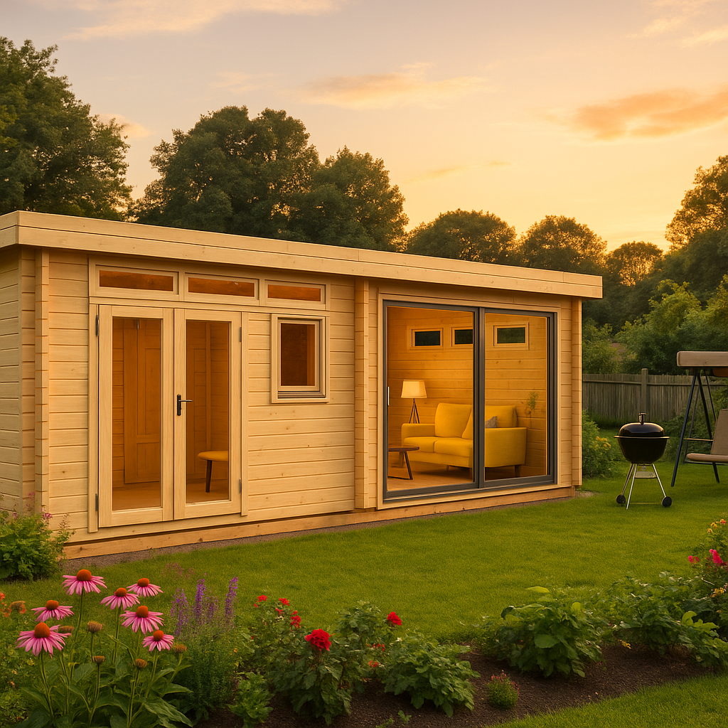 Fjordholz Gartenhaus  Alu Concept 44 K| Rabatt: 26%|6x4m