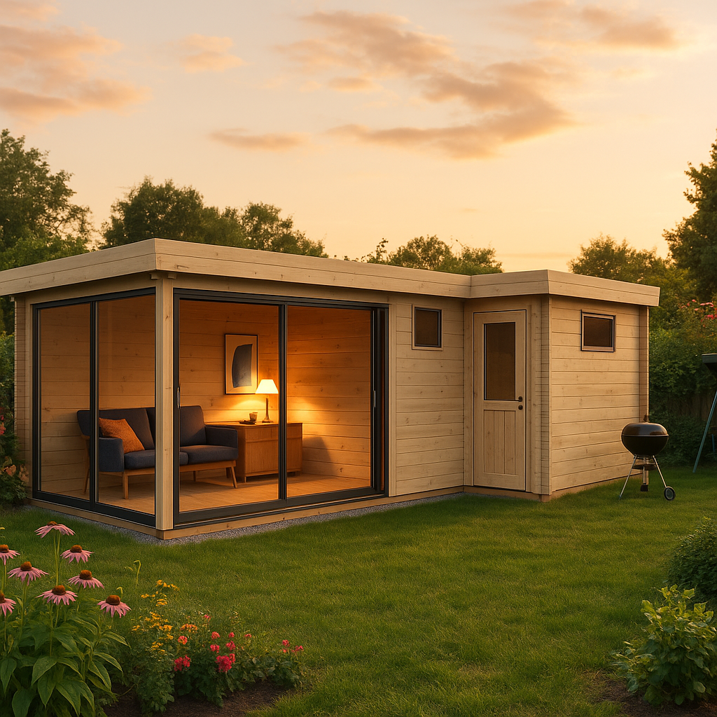 Fjordholz Gartenhaus Alu Concept 44 N