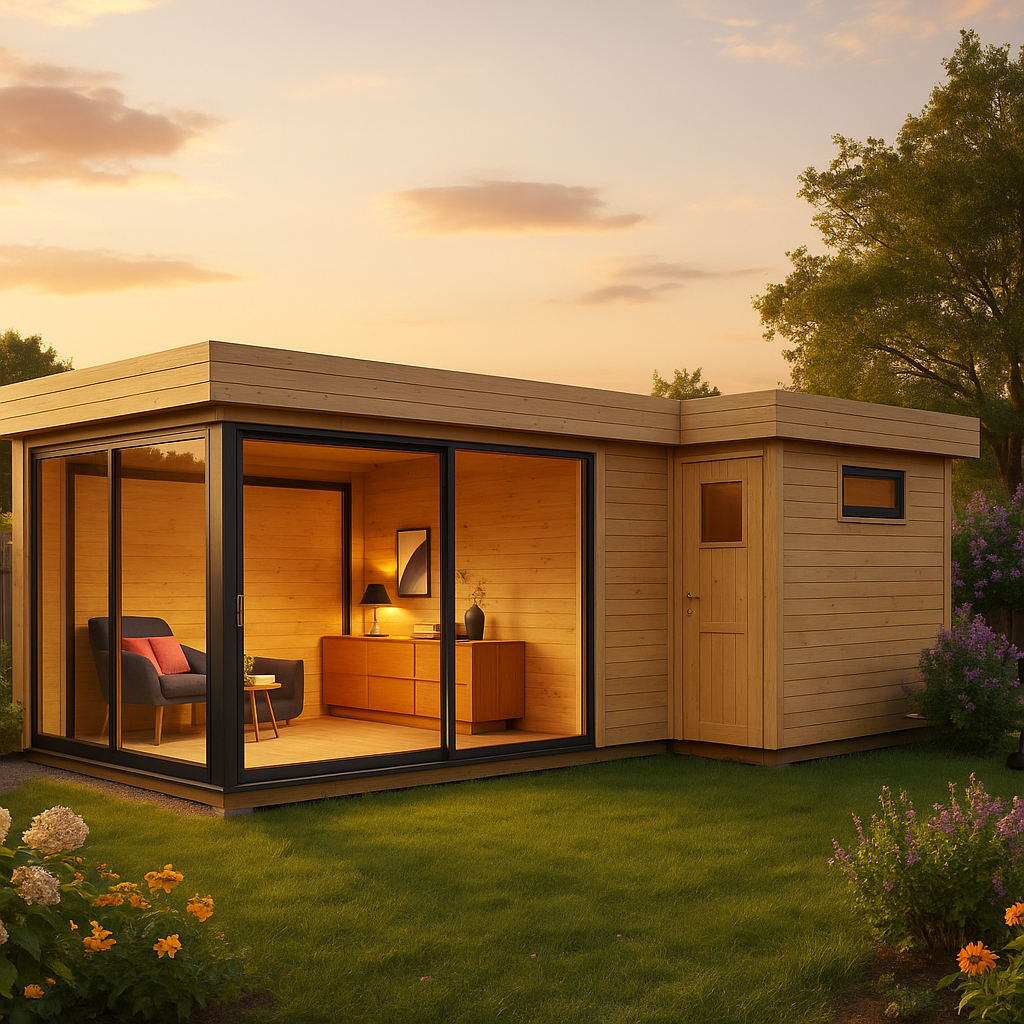 Fjordholz Gartenhaus Alu Concept 44 N