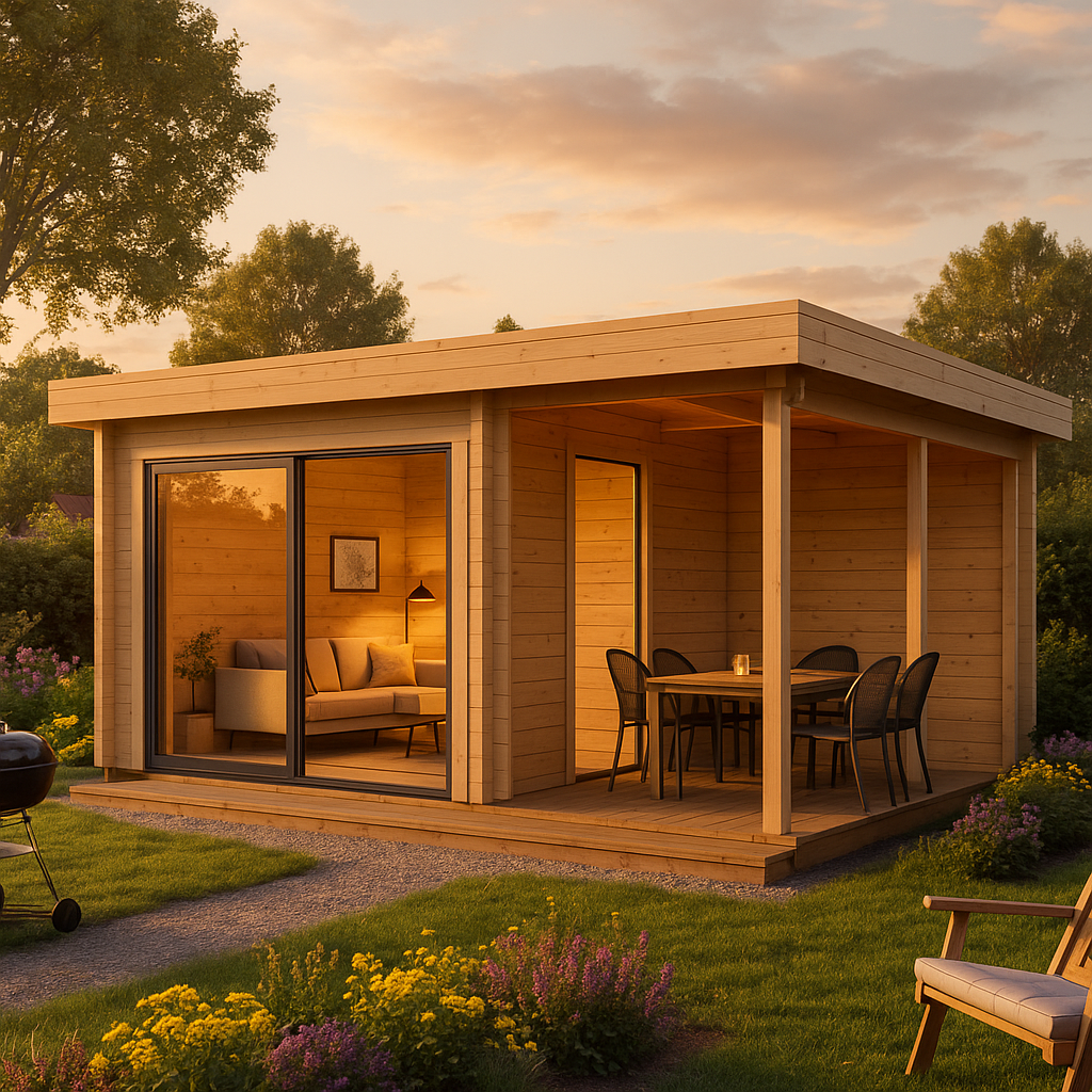 Fjordholz Gartenhaus Alu Concept 44 O Fjordholz Gartenhaus Alu Concept 44 O