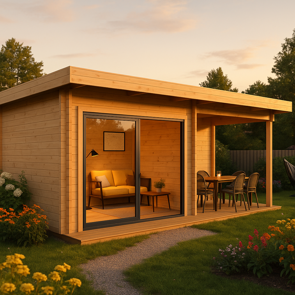 Fjordholz Gartenhaus Alu Concept 44 O Fjordholz Gartenhaus Alu Concept 44 O