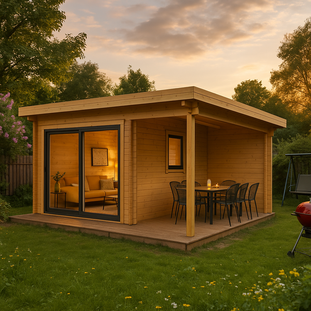 Fjordholz Gartenhaus Alu Concept 44 O Fjordholz Gartenhaus Alu Concept 44 O
