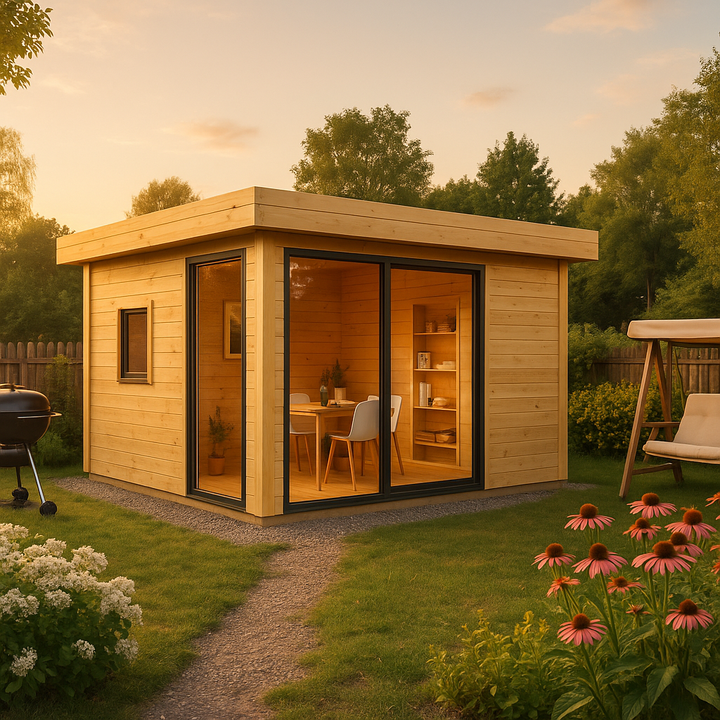 Fjordholz Gartenhaus Alu Concept 44 P Fjordholz Gartenhaus Alu Concept 44 P