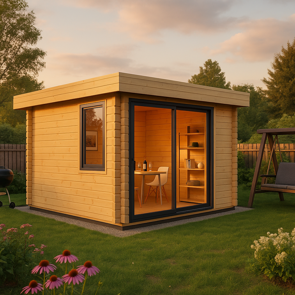 Fjordholz Gartenhaus Alu Concept 44 P Fjordholz Gartenhaus Alu Concept 44 P