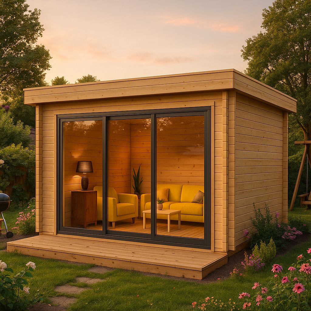 Fjordholz Gartenhaus Alu Concept 70 A Fjordholz Gartenhaus Alu Concept 70 A