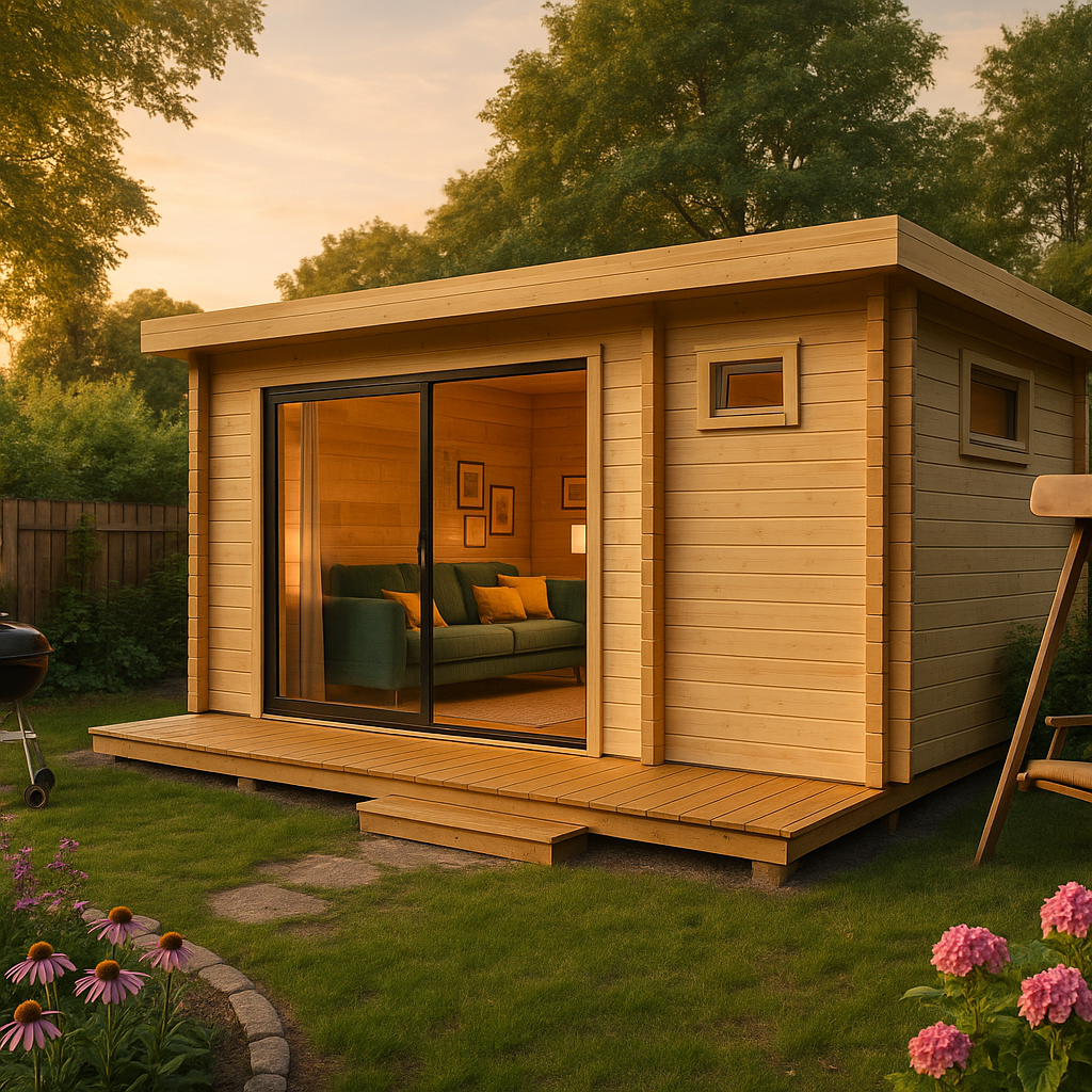 Fjordholz Gartenhaus Alu Concept 70 B Fjordholz Gartenhaus Alu Concept 70 B