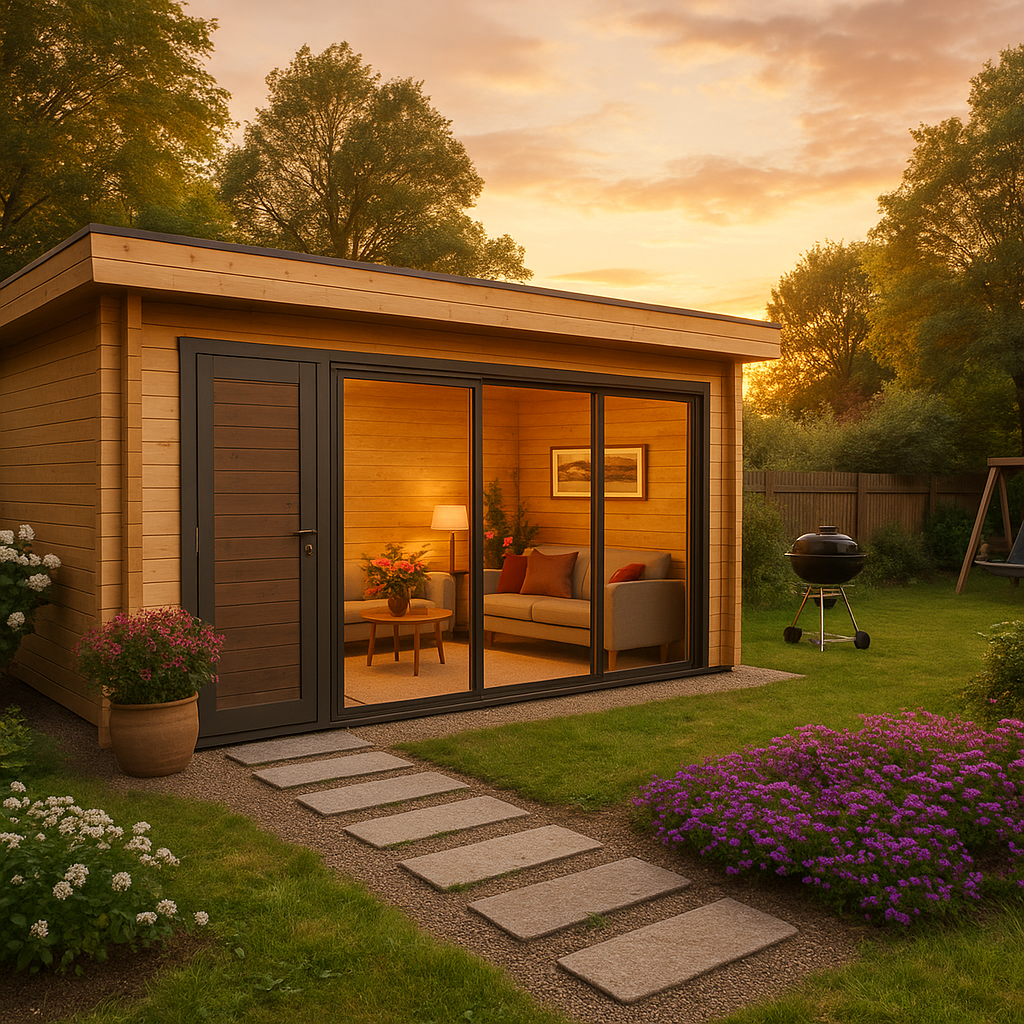 Fjordholz Gartenhaus Alu Concept 70 C Fjordholz Gartenhaus Alu Concept 70 C