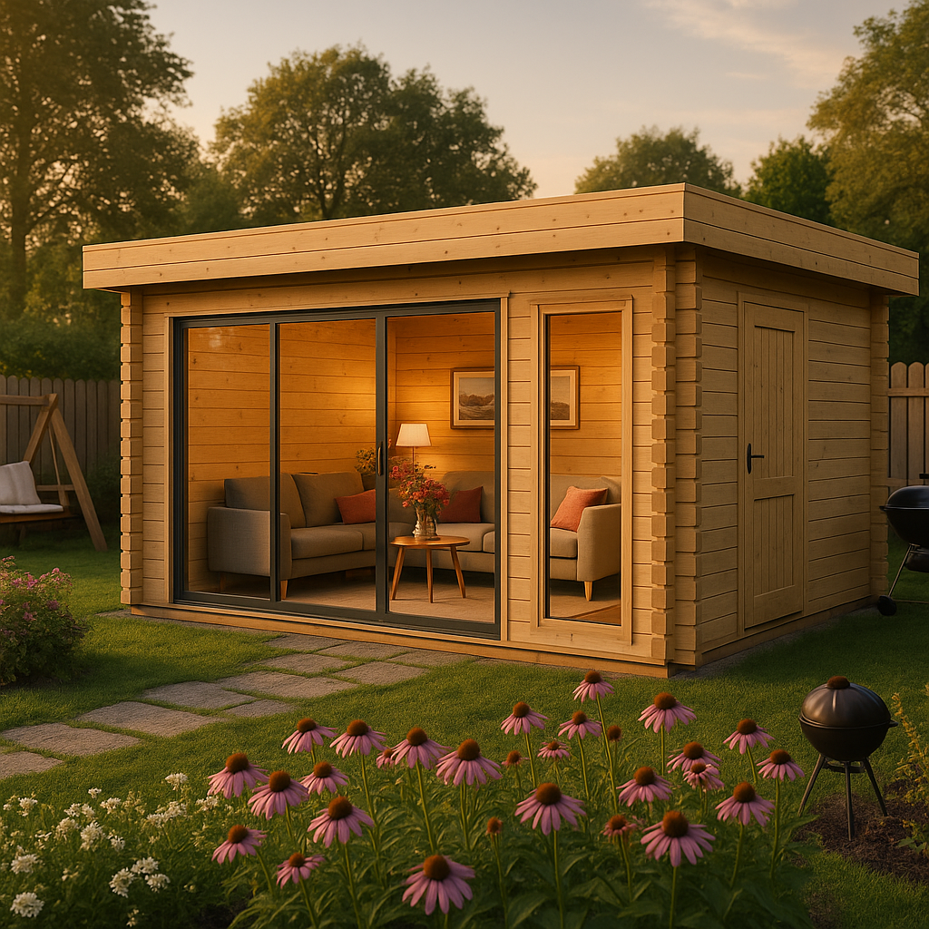 Fjordholz Gartenhaus Alu Concept 70 C Fjordholz Gartenhaus Alu Concept 70 C