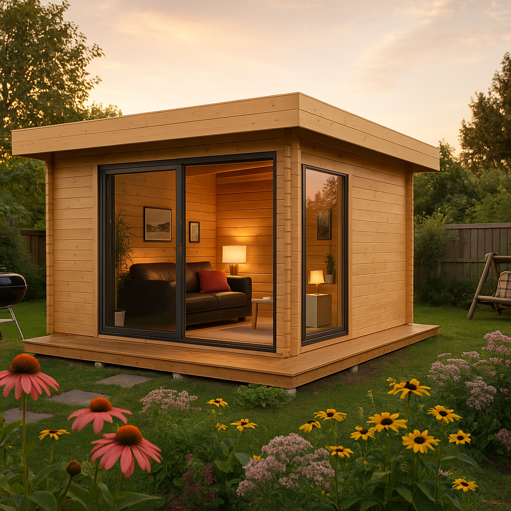 Fjordholz Gartenhaus Alu Concept 70 D Fjordholz Gartenhaus Alu Concept 70 D