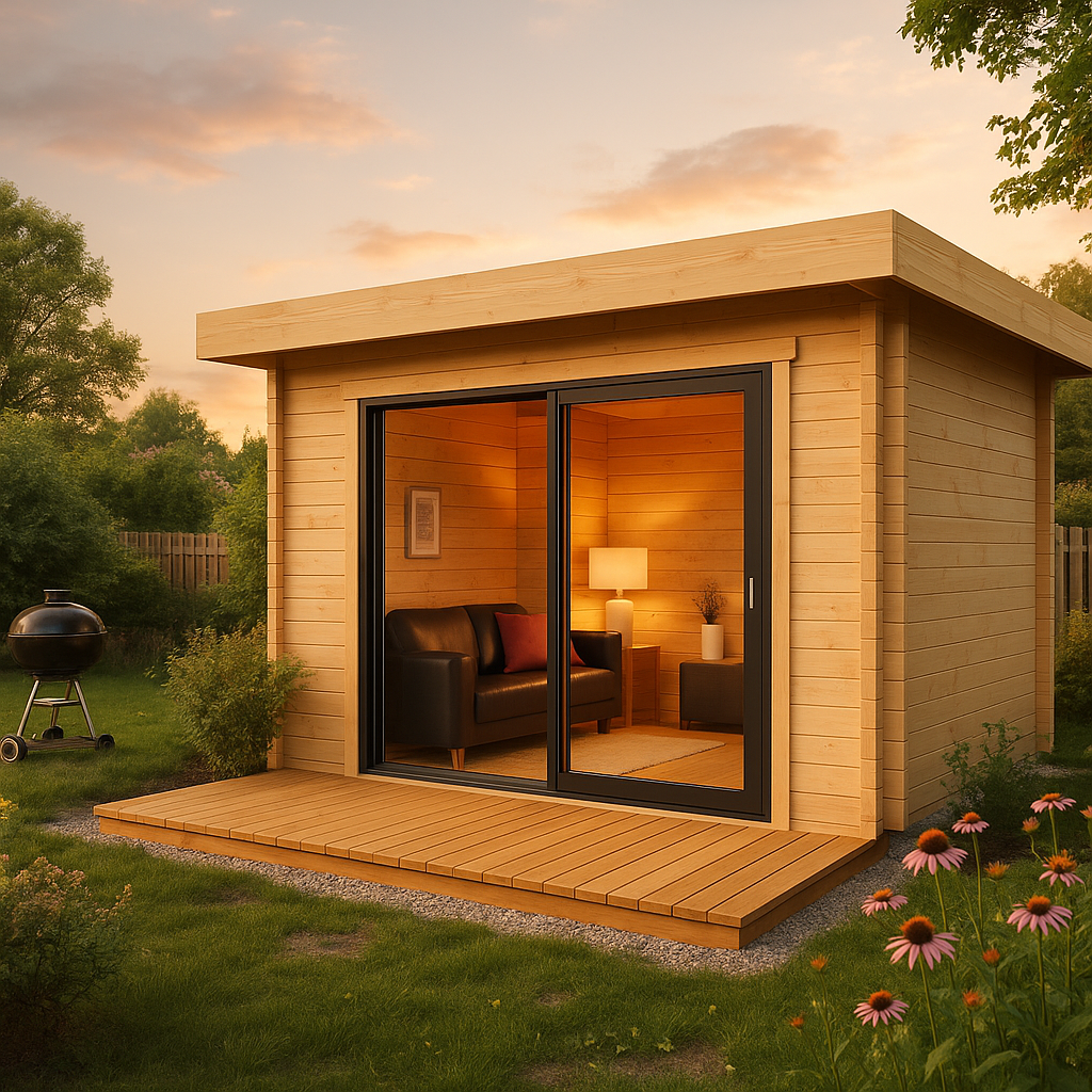 Fjordholz Gartenhaus Alu Concept 70 D Fjordholz Gartenhaus Alu Concept 70 D