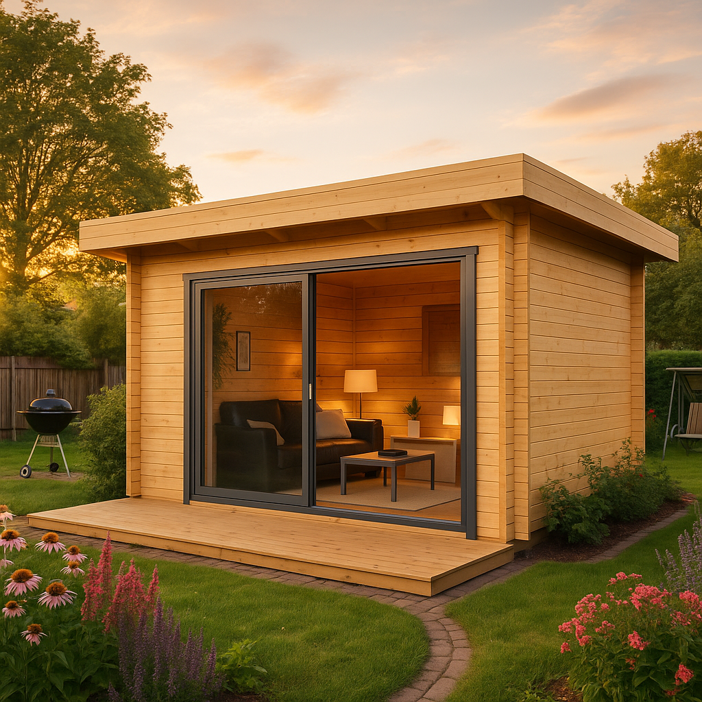 Fjordholz Gartenhaus Alu Concept 70 D Fjordholz Gartenhaus Alu Concept 70 D