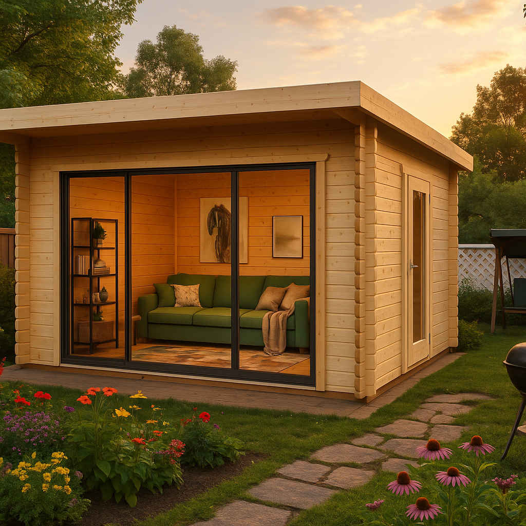 Fjordholz Gartenhaus Alu Concept 70 E