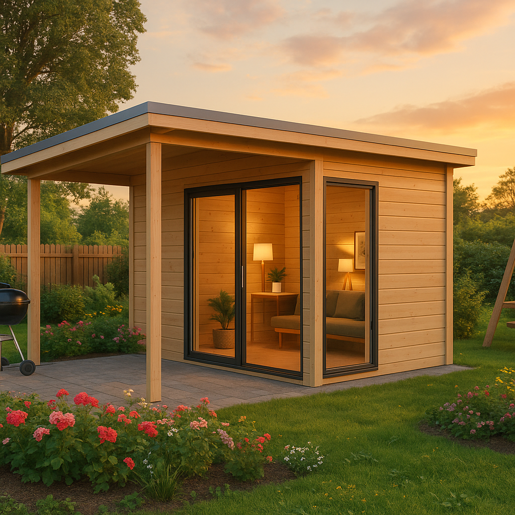 Fjordholz Gartenhaus Alu Concept 70 F Fjordholz Gartenhaus Alu Concept 70 F